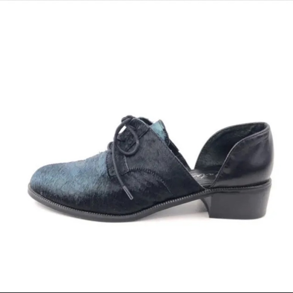 matisse quake mermaid calf hair cut-out oxford